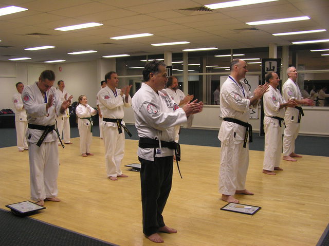 Black belt ceremony 2006