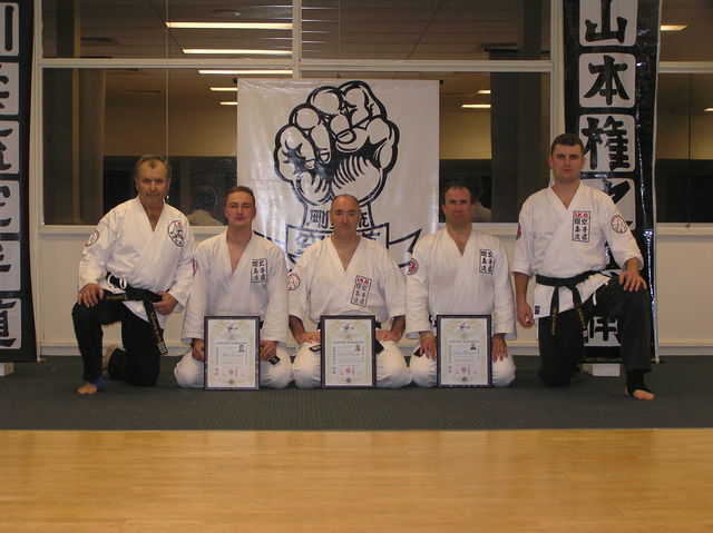 Black belt ceremony 2006