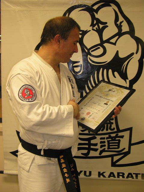 Black belt ceremony 2006