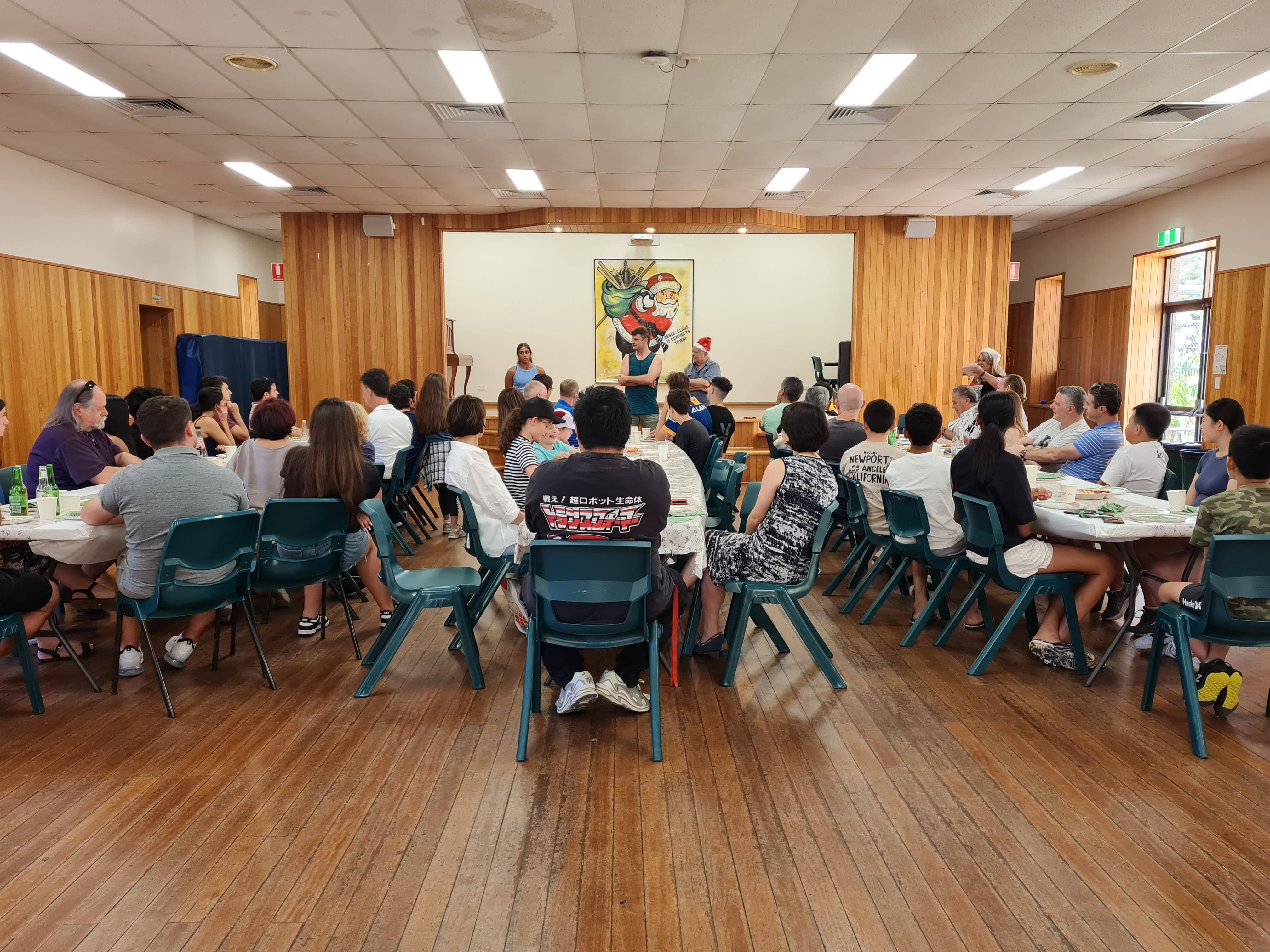 Holiday dojo gathering